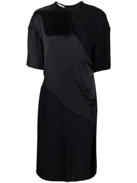 panelled draped T-shirt dress by STELLA MCCARTNEY