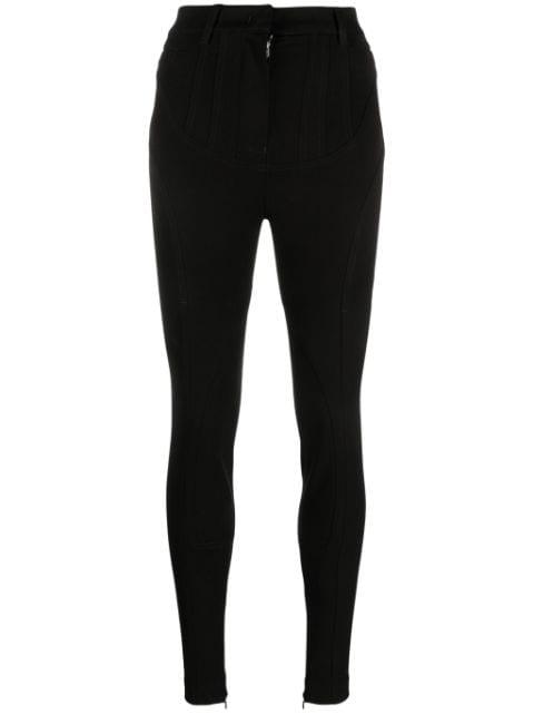 panelled skinny-cut trousers by STELLA MCCARTNEY