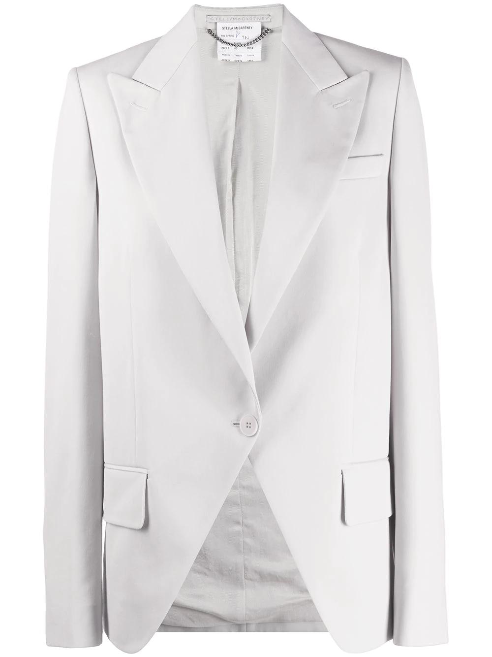 peak-lapel single-breasted blazer by STELLA MCCARTNEY