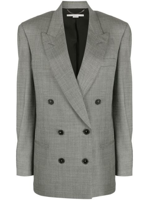 peak-lapels double-breasted blazer by STELLA MCCARTNEY