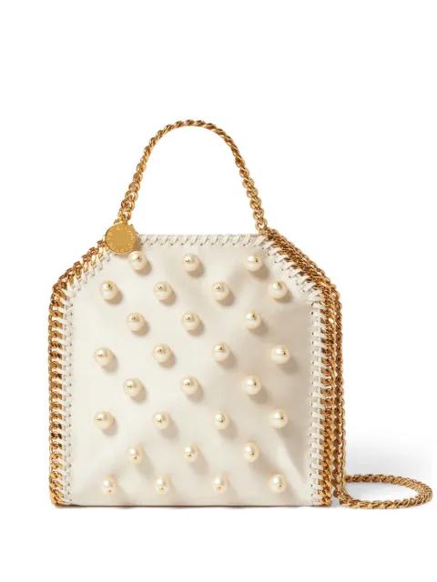 pearl-embellished tote bag by STELLA MCCARTNEY