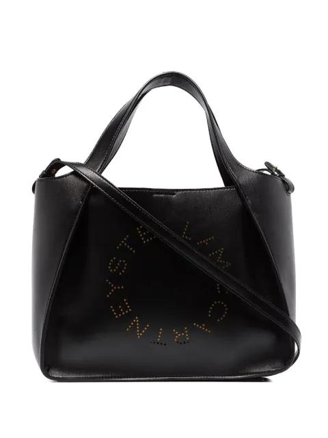 perforated-detail leather shoulder bag by STELLA MCCARTNEY