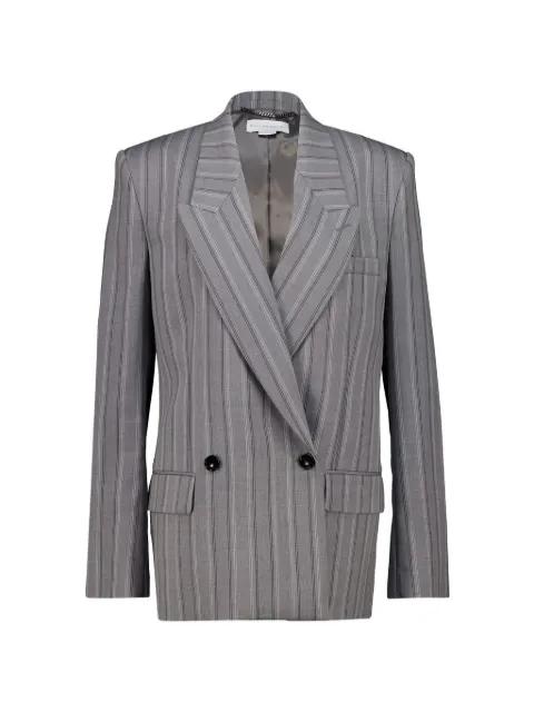 pinstripe-pattern waisted-fit jacket by STELLA MCCARTNEY