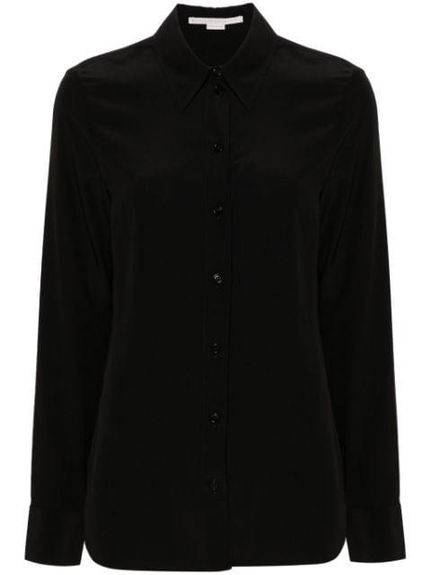 pointed-collar silk shirt by STELLA MCCARTNEY