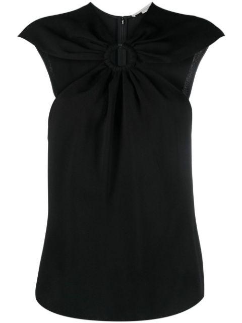 ring-hardware cold-shoulder T-shirt by STELLA MCCARTNEY
