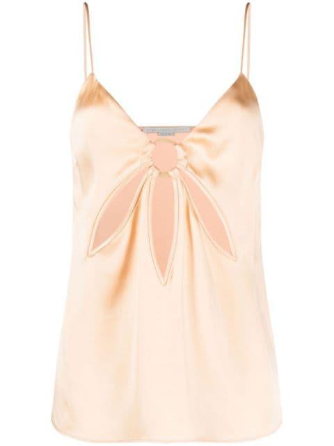 ruched satin vest by STELLA MCCARTNEY