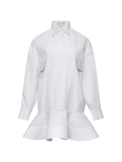ruffled-hem shirt dress by STELLA MCCARTNEY