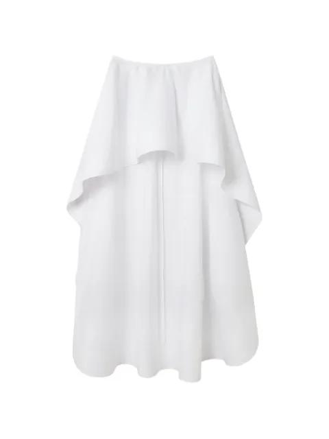 ruffled-overlay midi skirt by STELLA MCCARTNEY