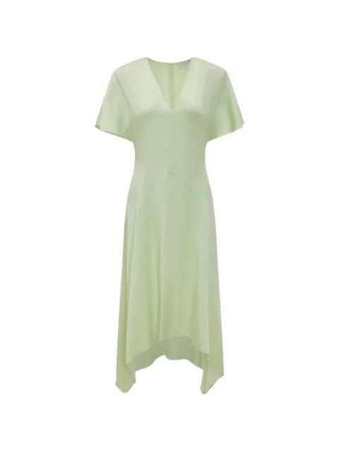 satin v-neck dress by STELLA MCCARTNEY