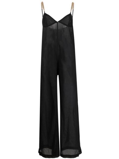 semi-sheer sleeveless jumpsuit by STELLA MCCARTNEY