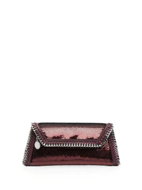 sequin-embellished clutch bag by STELLA MCCARTNEY