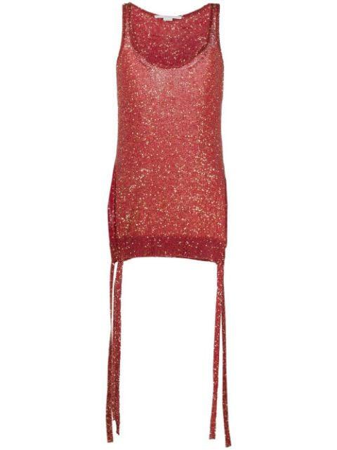 sequin-embellished knit tank top by STELLA MCCARTNEY