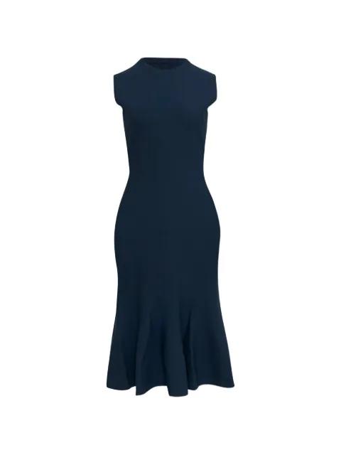sleeveless fluted-hem midi dress by STELLA MCCARTNEY