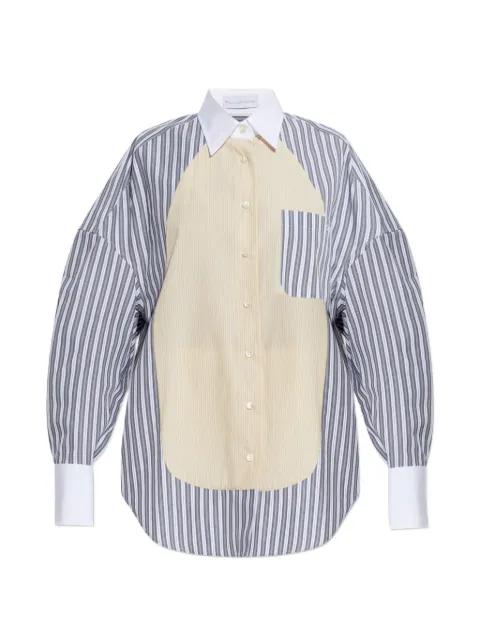 striped paneled shirt by STELLA MCCARTNEY
