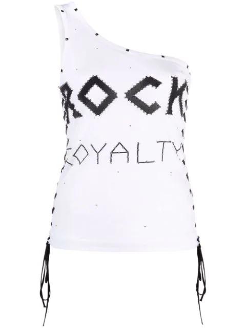 studded one-shoulder vest top by STELLA MCCARTNEY