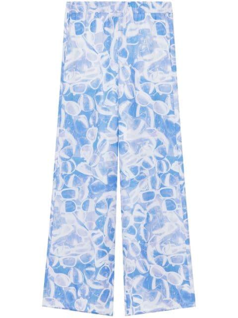 sunglasses print pajama trousers by STELLA MCCARTNEY