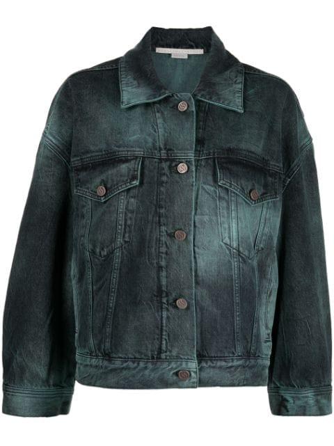 tie-dye oversized denim jacket by STELLA MCCARTNEY