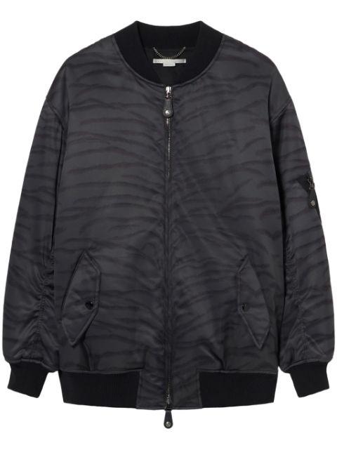 tiger-print bomber jacket by STELLA MCCARTNEY