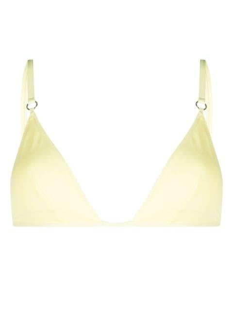 triangle-cup V-neck bikini top by STELLA MCCARTNEY