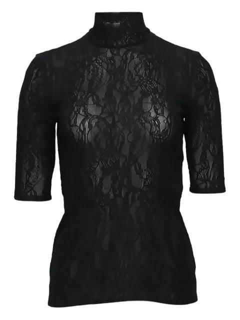 turtleneck lace top by STELLA MCCARTNEY