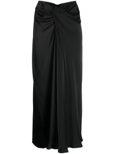 twist-detail draped midi skirt by STELLA MCCARTNEY