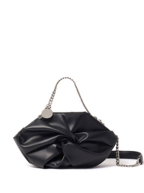 twist-detailing faux-leather bag by STELLA MCCARTNEY