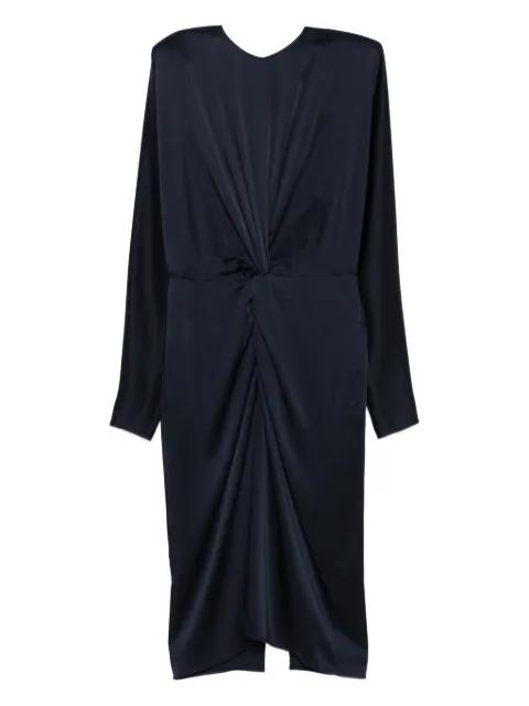twist-front long-sleeve midi dress by STELLA MCCARTNEY