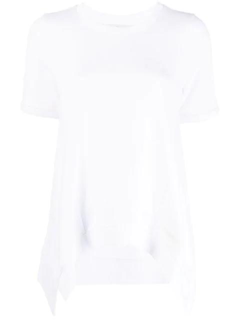 waterfall-hem T-shirt by STELLA MCCARTNEY