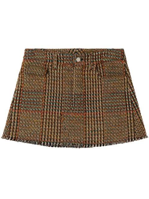 wool tweed mini skirt by STELLA MCCARTNEY