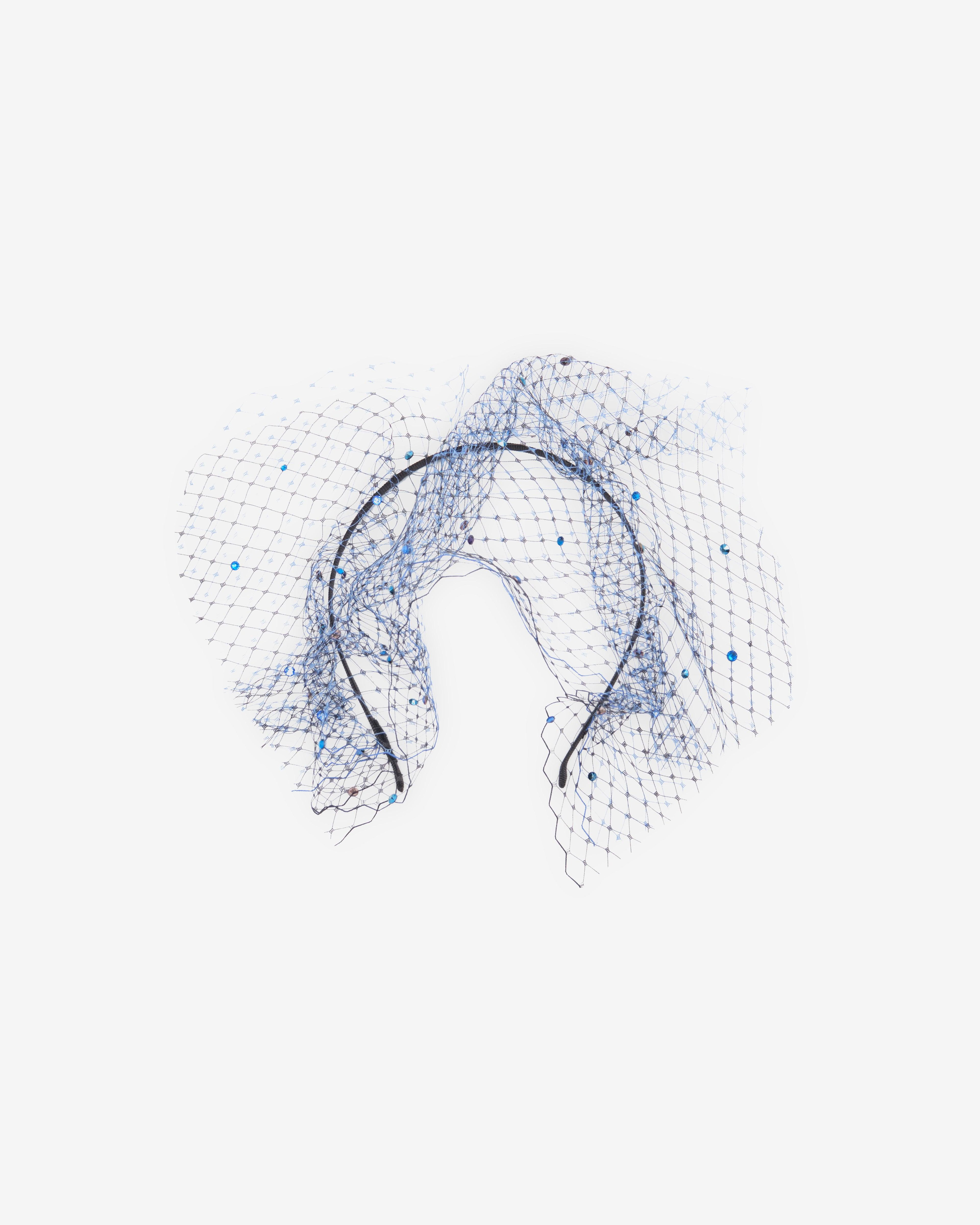 Stephen Jones - Women's Luminous Headband - (Black/Blue) by STEPHEN JONES