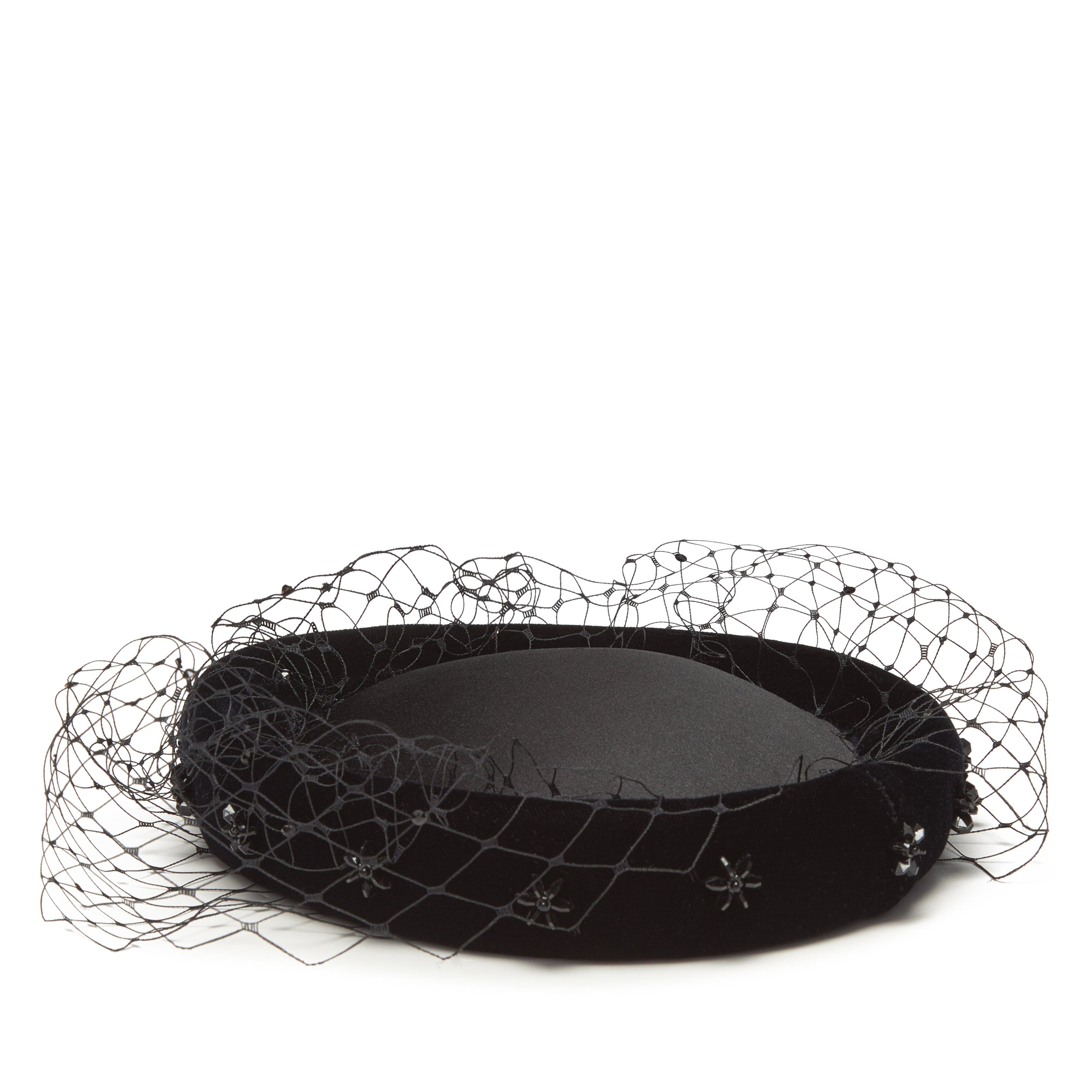 Stephen Jones - Women's Poise Hat - (Black) by STEPHEN JONES