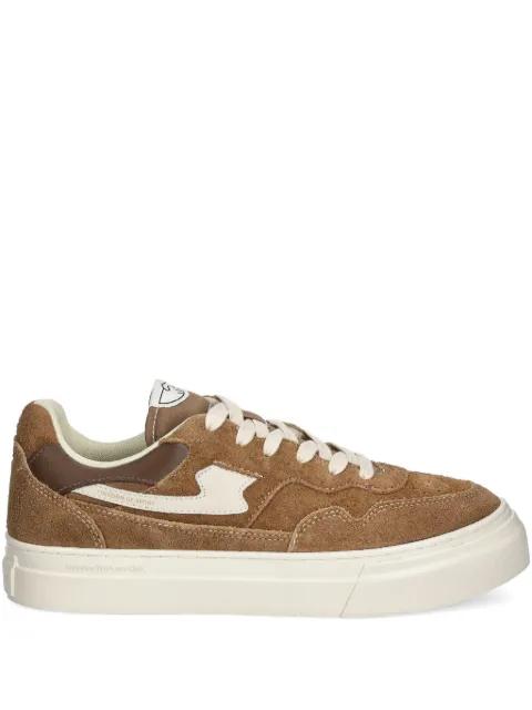 Pearl S-Strike suede panelled trainers by STEPNEY WORKERS CLUB