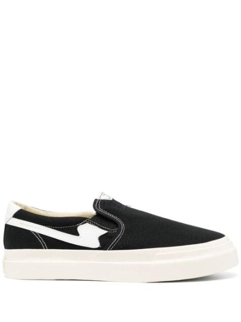 contrast-stitch slip-on sneakers by STEPNEY WORKERS CLUB