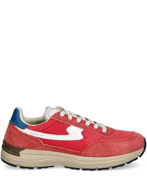 suede panelled sneakers by STEPNEY WORKERS CLUB