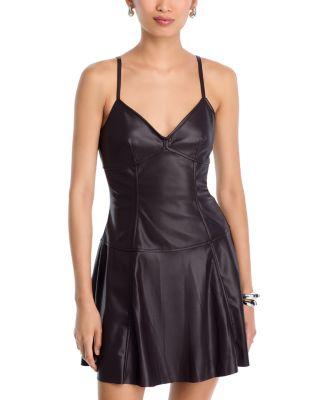 Abbott Faux Leather Dress by STEVE MADDEN