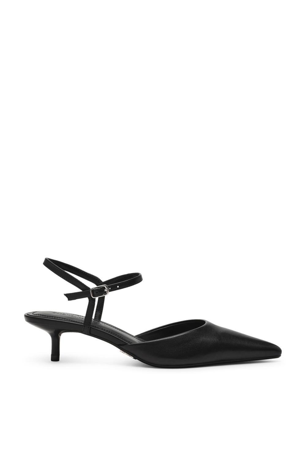 'Adelaide Heel Black' Leather Heels by STEVE MADDEN