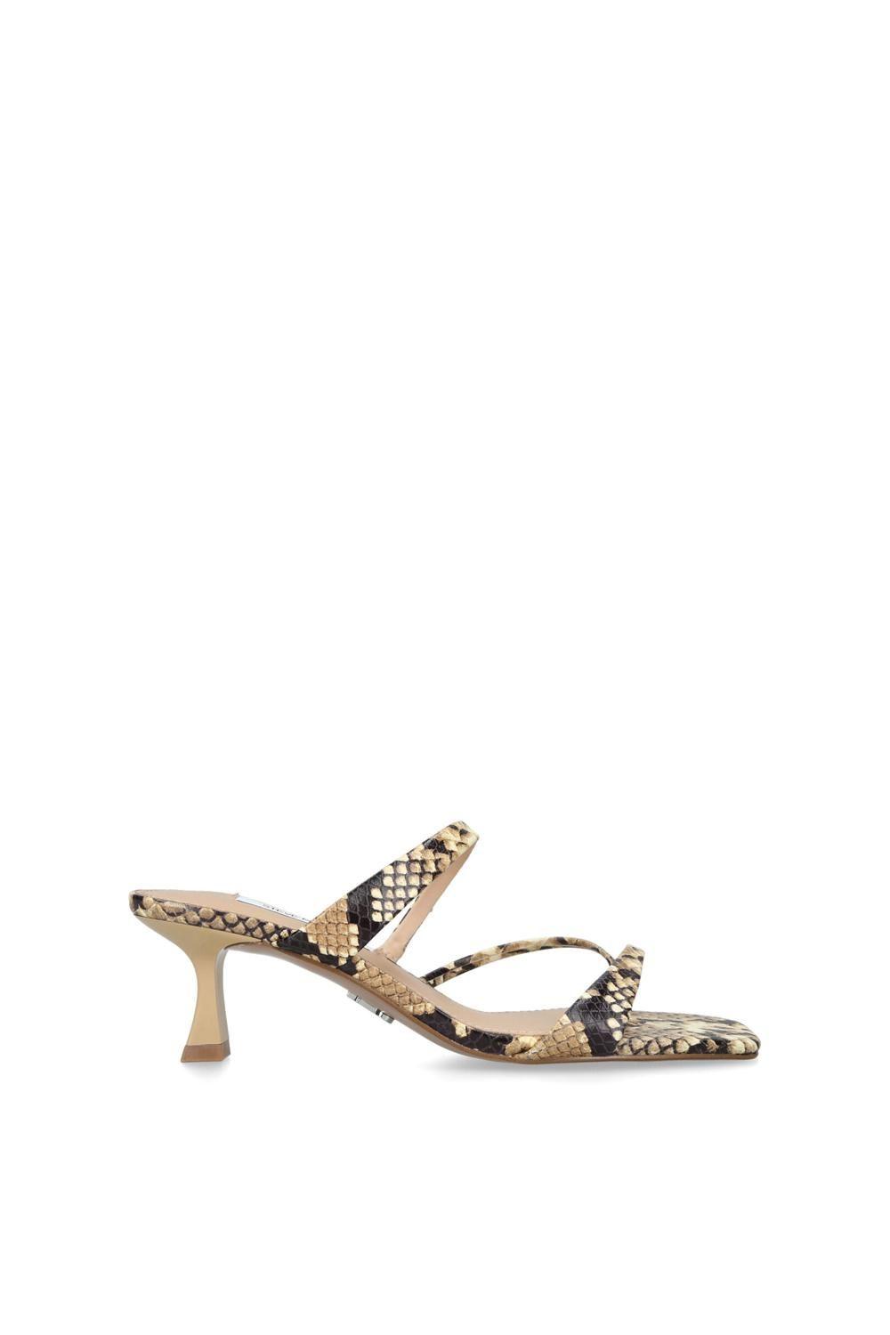 'Ajay Snakeprint' Leather Heels by STEVE MADDEN