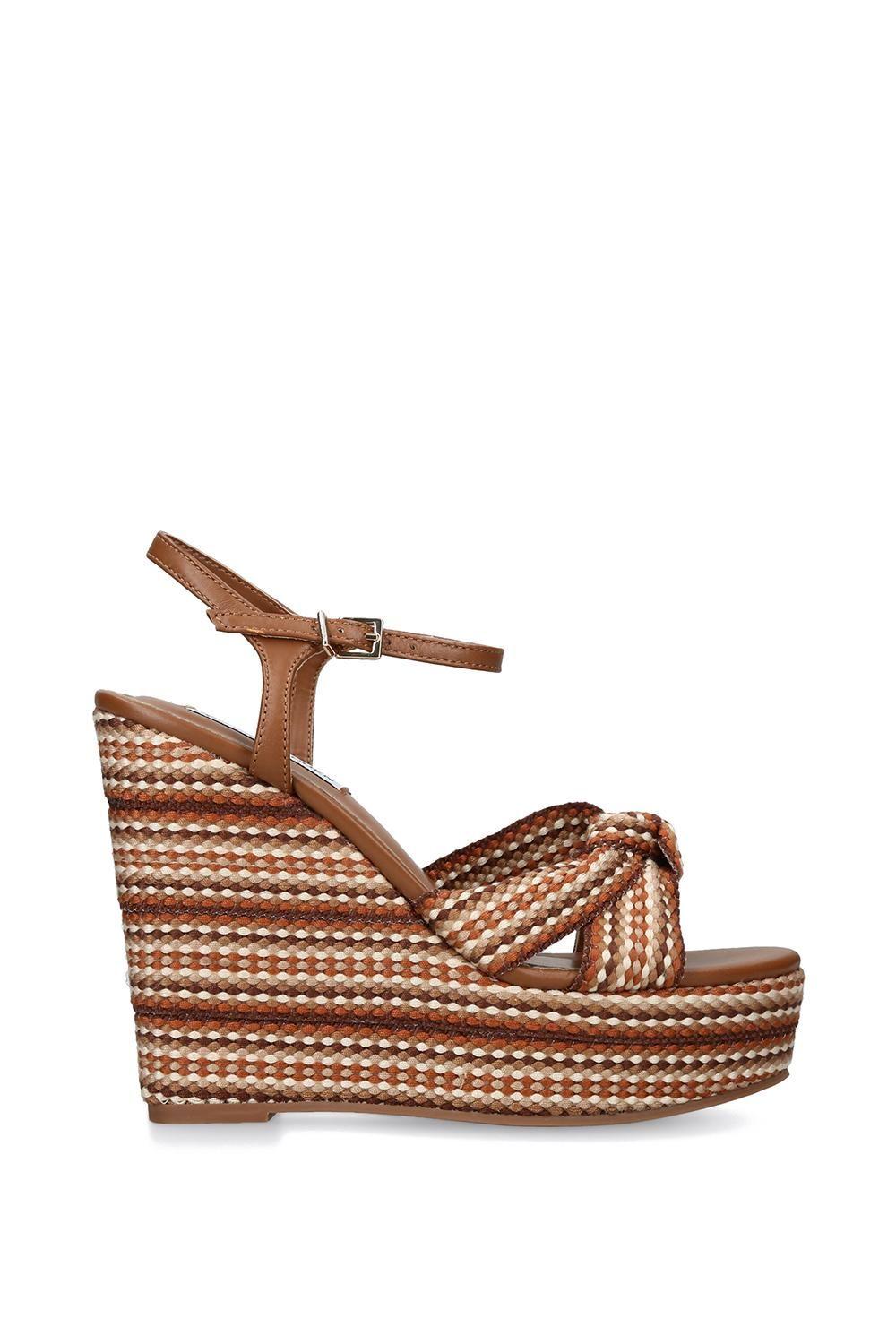 'Aztec Brown' Leather Sandals by STEVE MADDEN