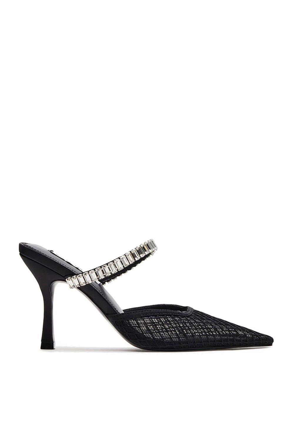 'Brecki Heel Black' Fabric Heels by STEVE MADDEN
