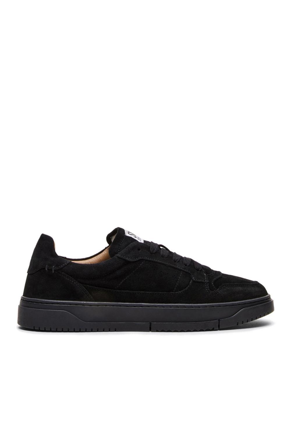 'Cliff Black' Suede Trainers by STEVE MADDEN