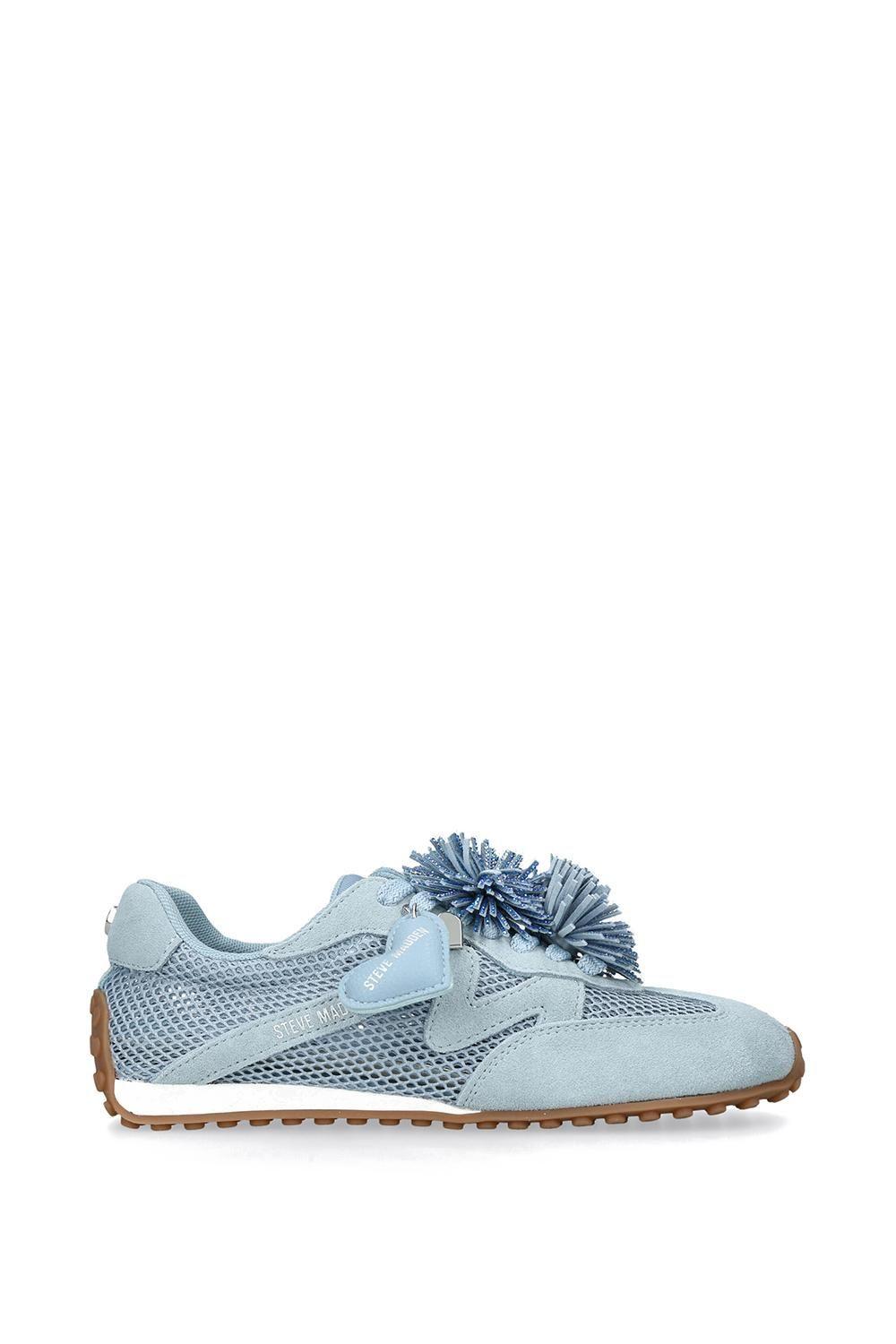 'Coheart Blue' Fabric Trainers by STEVE MADDEN