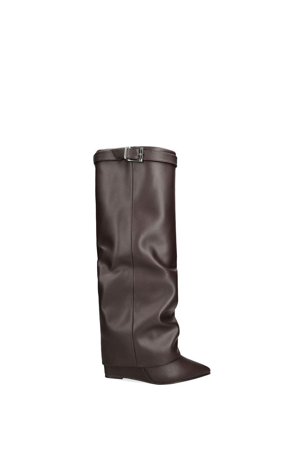 'Corenne Dark Brown'  Boots by STEVE MADDEN