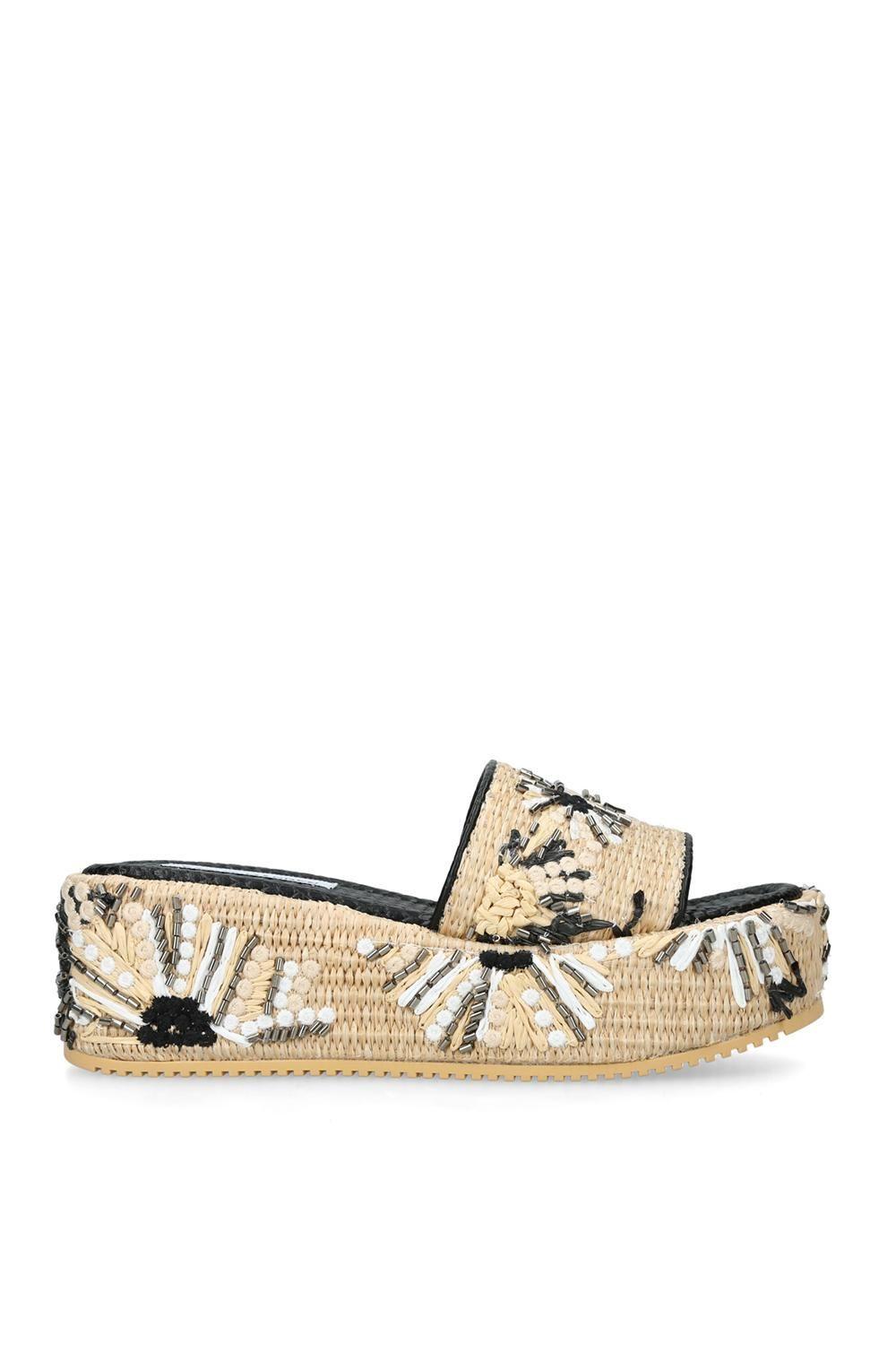 'Decor Black Beige'  Sandals by STEVE MADDEN