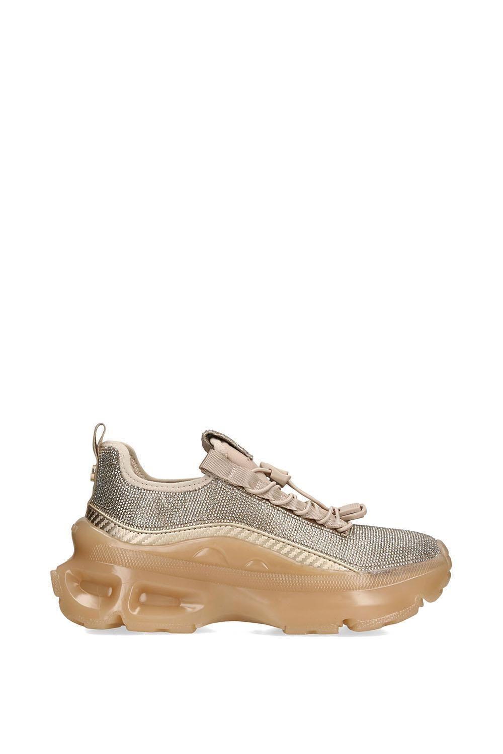 'Fabuluxe Beige'  Trainers by STEVE MADDEN