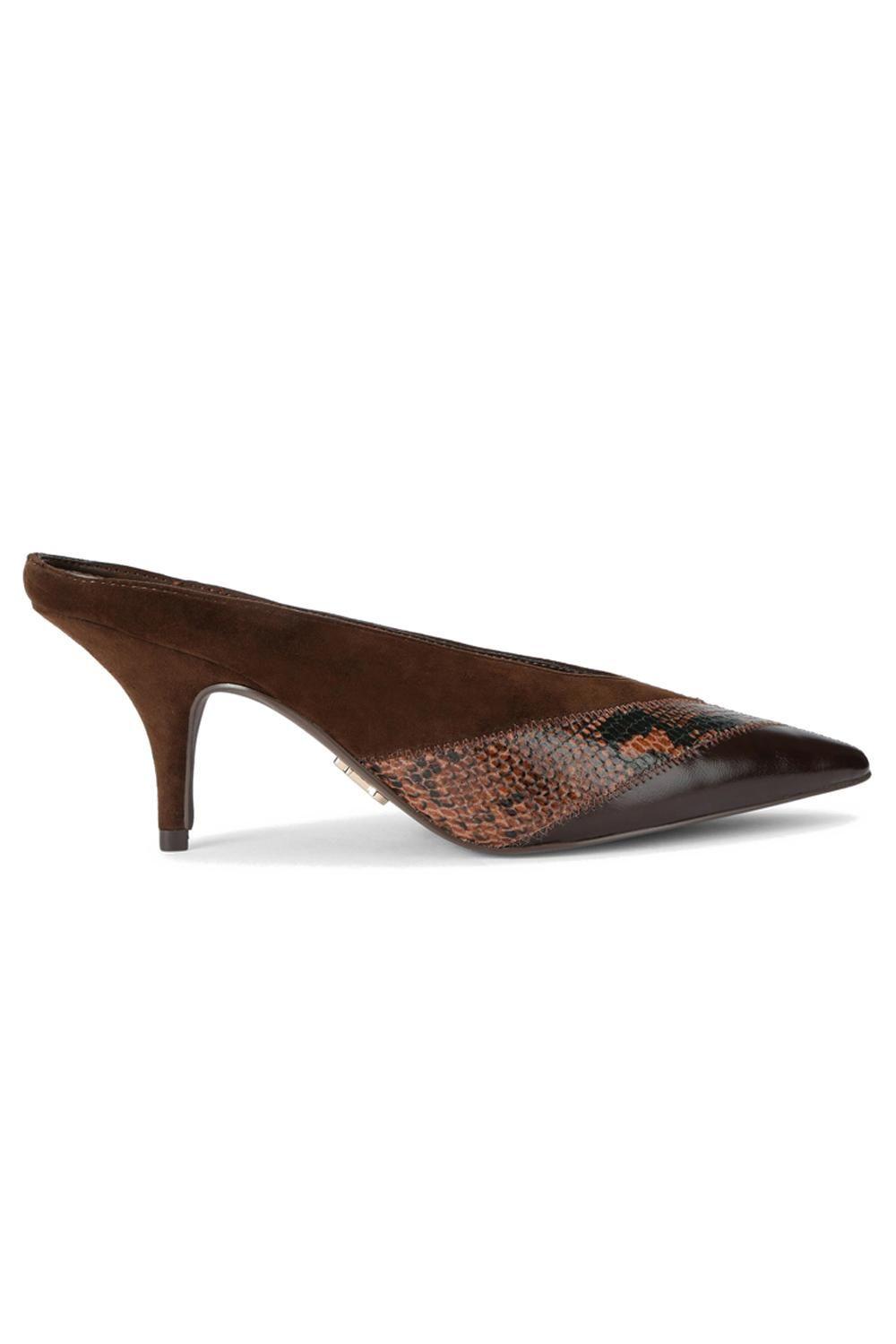 'Fonza Brown Leather' Leather Heels by STEVE MADDEN