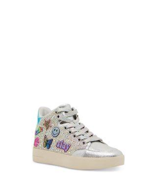 Girls' Delight High Top Rhinestone Sneakers – Little Kid & Big Kid by STEVE MADDEN
