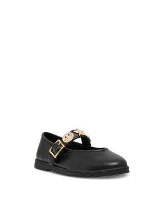 Girls' Edna Embellished Mary Jane Flats – Little Kid by STEVE MADDEN