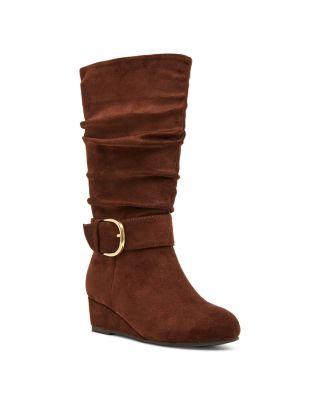 Girls' Jwedge Mid Calf Boots – Little Kid by STEVE MADDEN