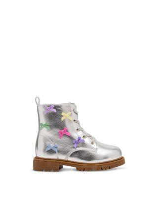 Girls' Tfleur Bow Metallic Boots – Toddler by STEVE MADDEN