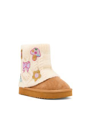 Girls' Tsadiee Sweater Booties – Toddler by STEVE MADDEN